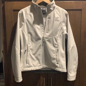White north face jacket